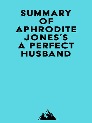 cover image of Summary of Aphrodite Jones's a Perfect Husband